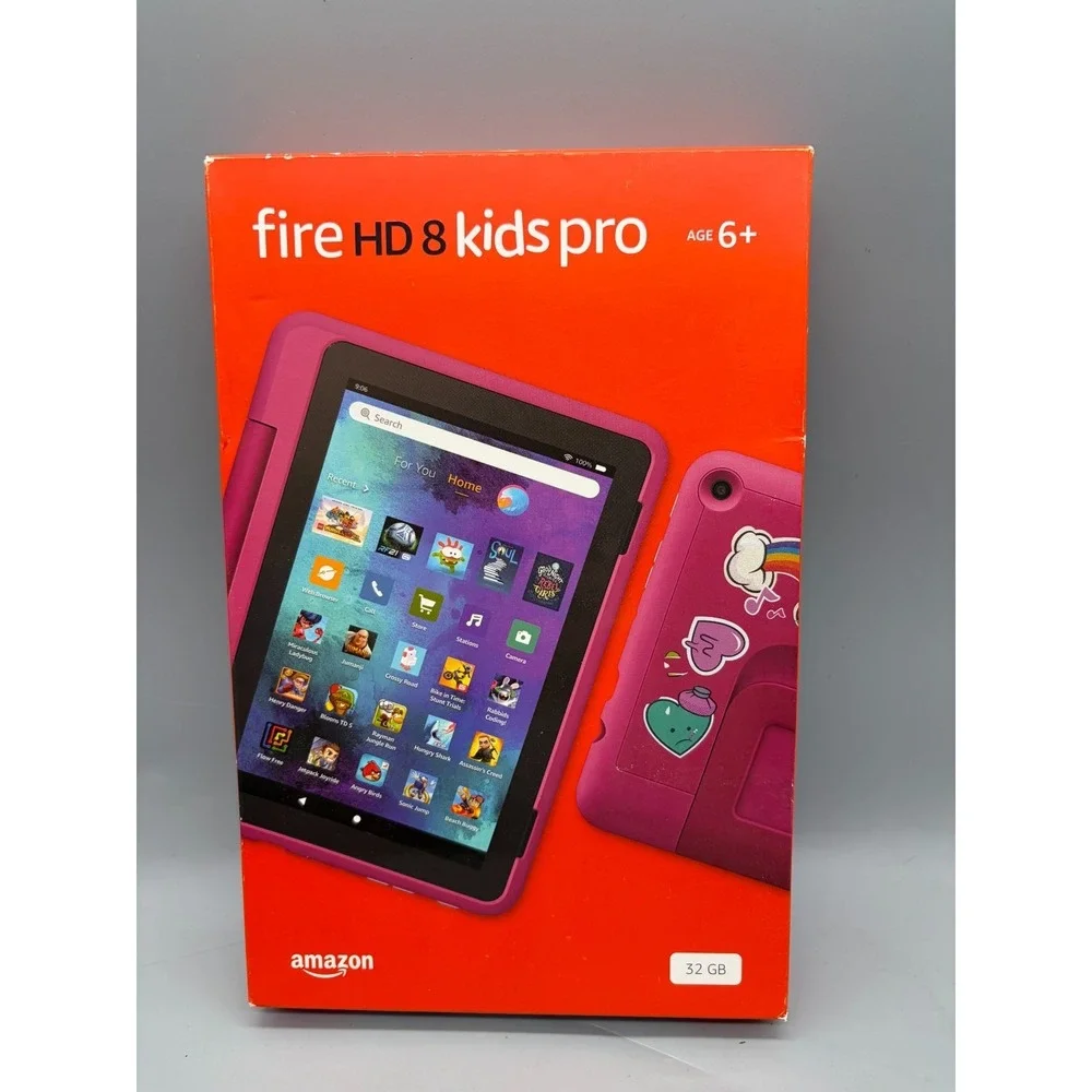 Amazon Fire HD 8 (12th Gen) Kids Pro 32GB Wi-Fi - Rainbow Universe - Sealed